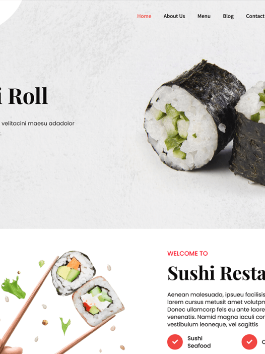 SKT Sushi WordPress 主题