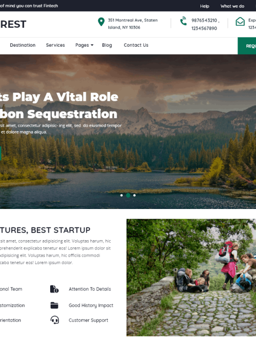 Forest Safari WordPress 主题