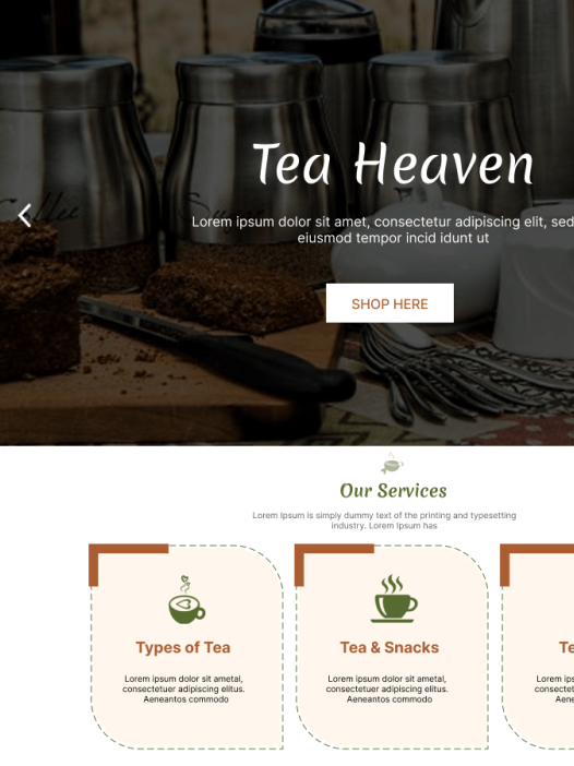 Tea Cafe Delight WordPress 主题