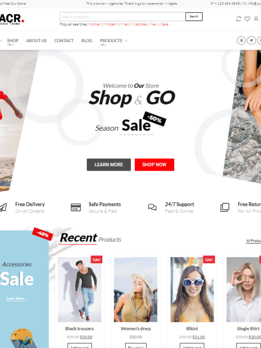 Spacr WordPress 主题