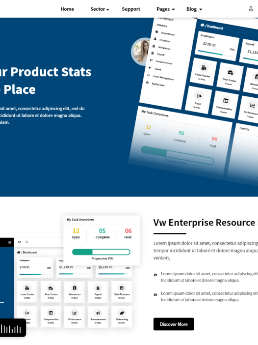 VW SAAS Services WordPress 主题