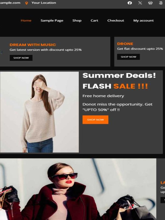 BlackCart WordPress 主题
