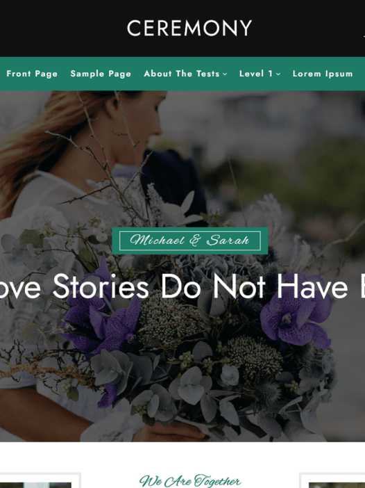 FSE ceremony WordPress 主题