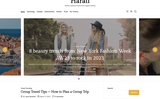 Harati WordPress 主题