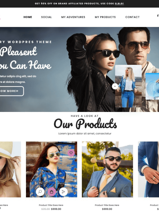 Fashion Outfit WordPress 主题