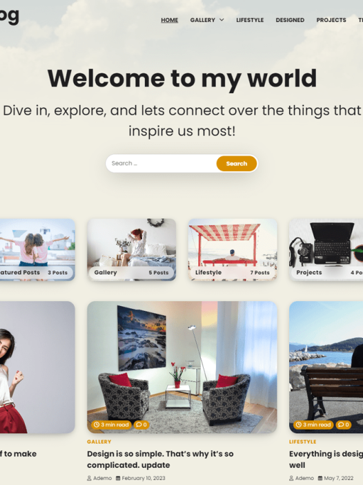 Blooming Blog WordPress 主题