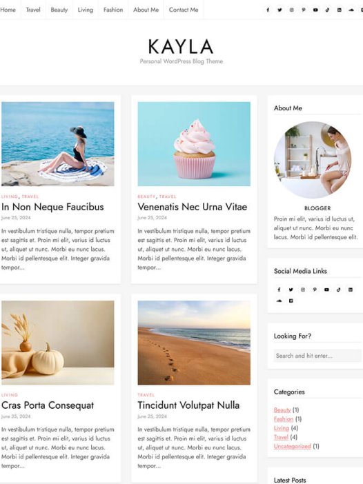 Kayla WordPress 主题
