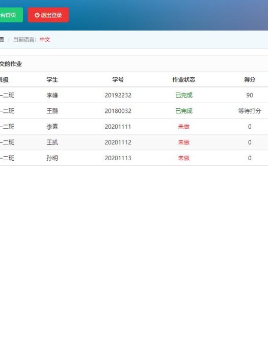 基于php的校园教务管理系统