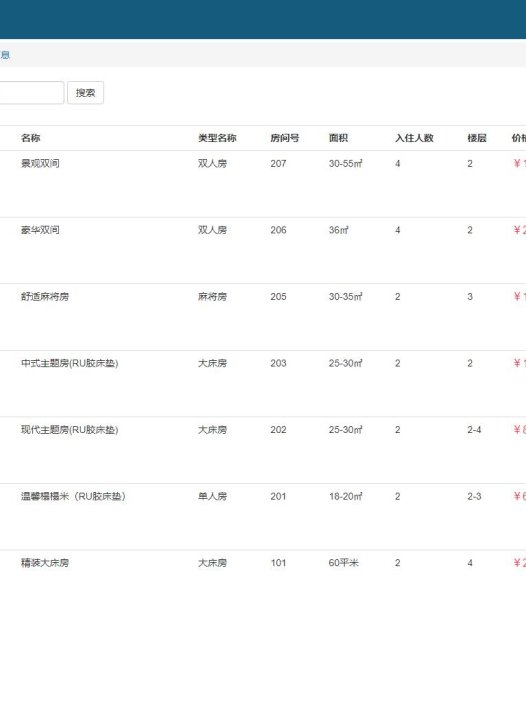 基于php酒店在线预定管理系统