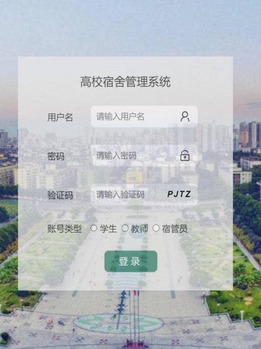 基于java(springboot)高校宿舍管理系统