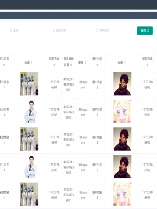 基于java(springboot)社区医院管理系统