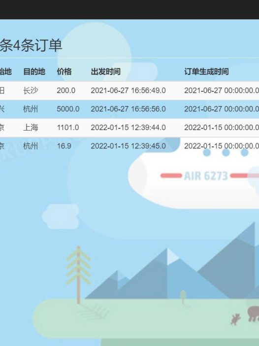基于java民航售票管理系统