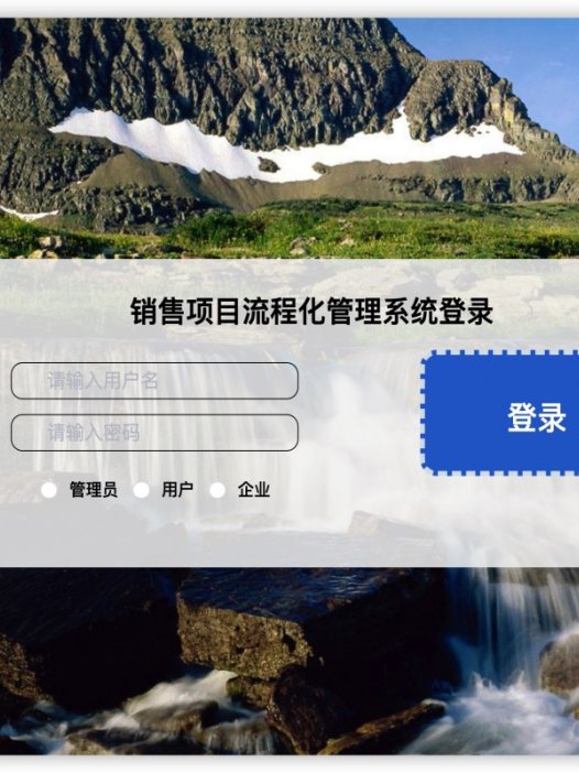 基于java(springboot)销售项目流程化管理系统