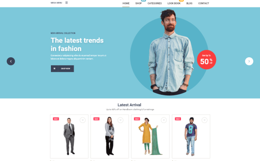 Clothing Store Blocks WordPress 主题