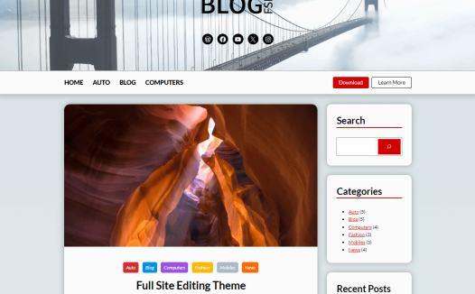 Blog FSE WordPress 主题