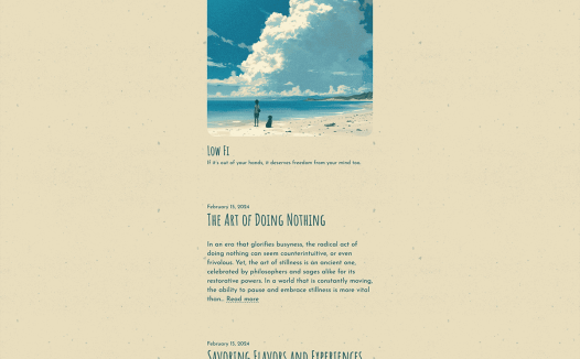 LowFi WordPress 主题