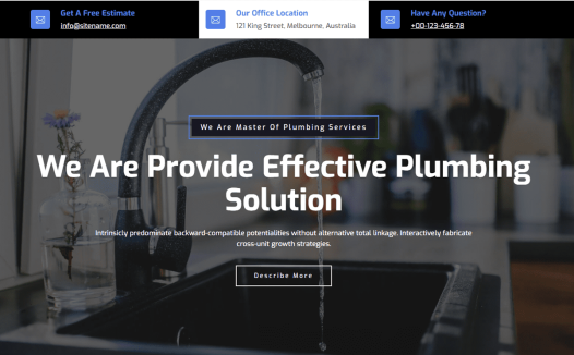 Plumbing FSE WordPress 主题