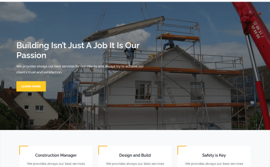 Bond Construction WordPress 主题
