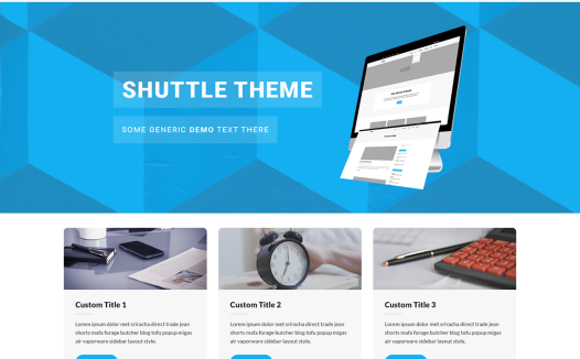 Shuttle Blogging WordPress 主题