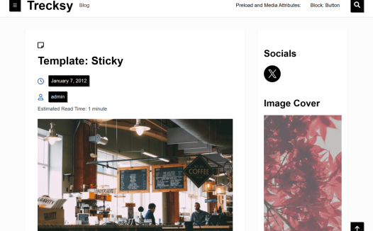 Trecksy WordPress 主题