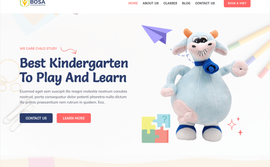 Bosa kindergarten WordPress 主题