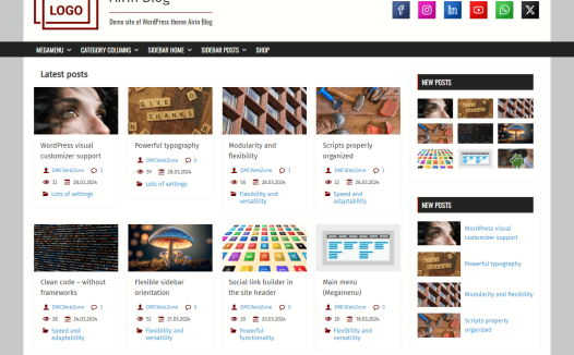 Airin Blog WordPress 主题