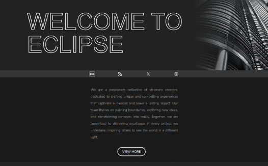 Eclipse Creative Portfolio WordPress 主题