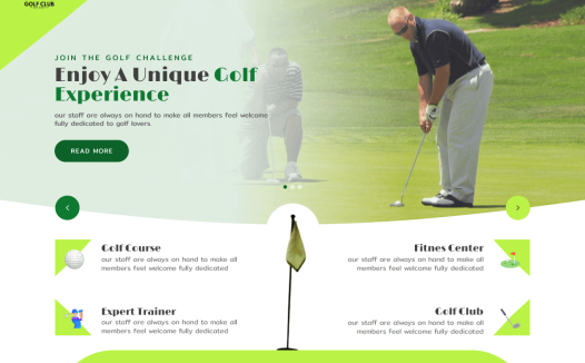 Golf Country Club WordPress 主题