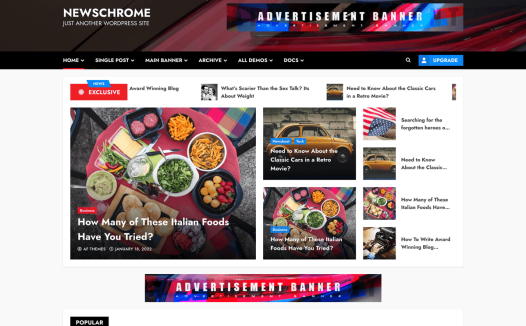 NewsChrome WordPress 主题