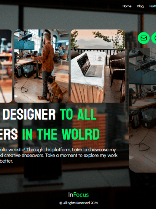 portifolio-infocus WordPress 主题
