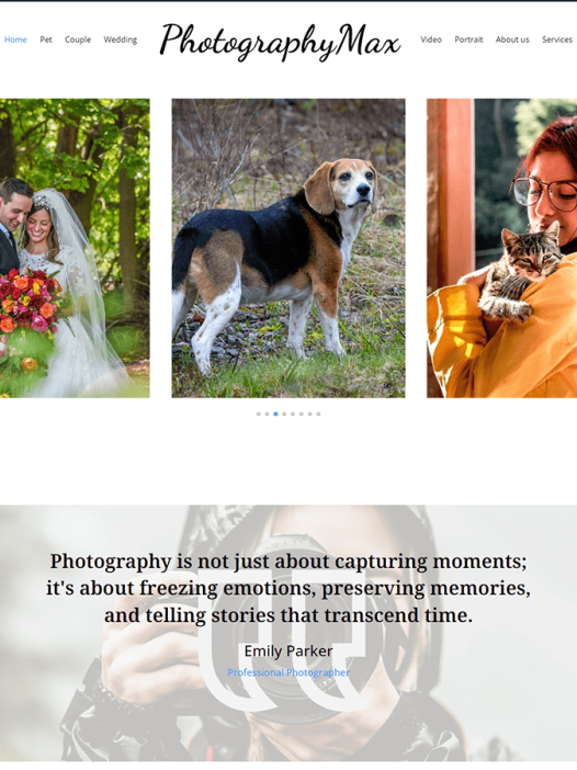 PhotographyMax WordPress 主题