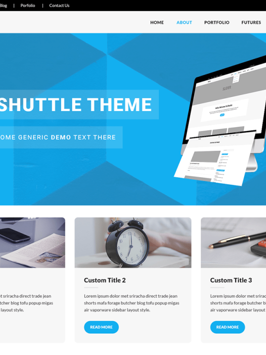 Shuttle Blogging WordPress 主题