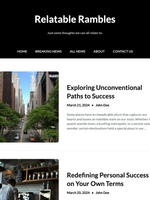 Writers Weekly WordPress 主题