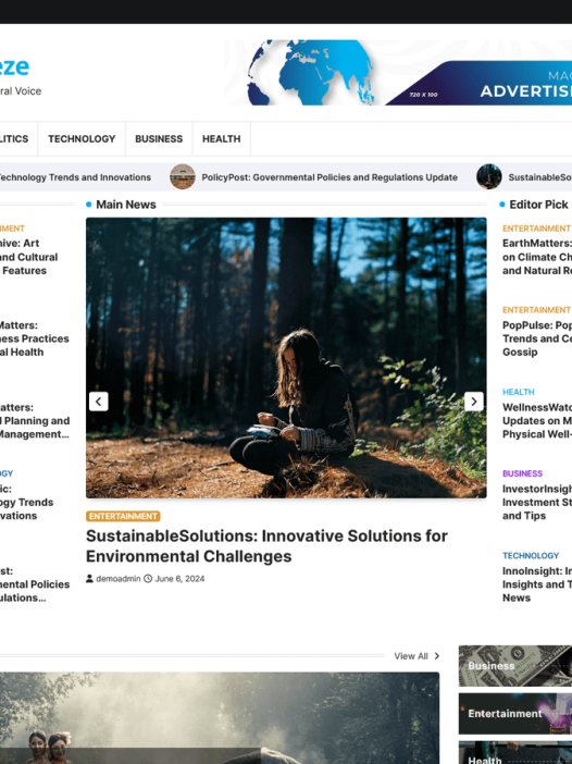 Newsbreeze WordPress 主题