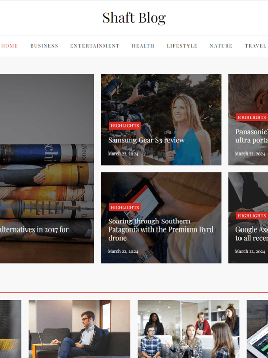 Shaft Blog WordPress 主题