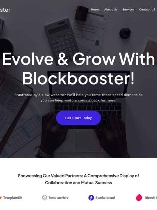 Blockbooster WordPress 主题
