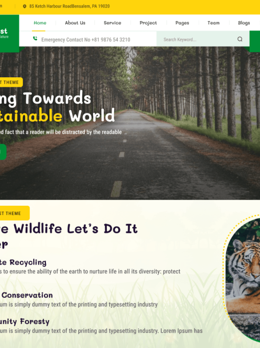 Forest Eco Nature WordPress 主题